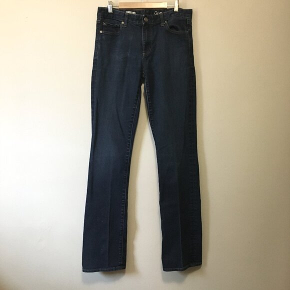 GAP 1969 Dark Navy Blue Long Leg Perfect Boot Jeans - Picture 3 of 15